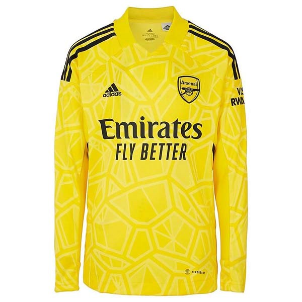 Thailande Maillot Arsenal Gardien ML 2022-23 Jaune